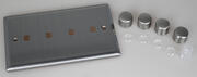 Varilight - Brushed Stainless Steel - Dimmer Plate Kits product image 6