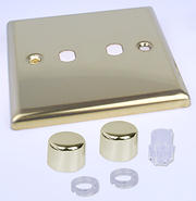 Varilight Matrix Dimmer Plate Kits - Victorian Brass product image 2