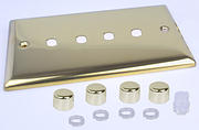 Varilight Matrix Dimmer Plate Kits - Victorian Brass product image 4