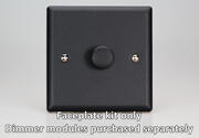 Matt Black Dimmer Plate Kit product image