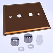 Varilight Matrix Dimmer Plate Kits - Bronze product image 2