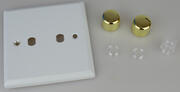 Vogue - Matt White Dimmer Plate Kits product image 2