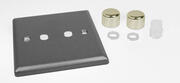 Varilight - Dimmer Plate Kits - Vogue Slate Grey product image 3
