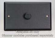 Matt Black Dimmer Plate Kit product image 5