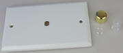 Vogue - Matt White Dimmer Plate Kits product image 4