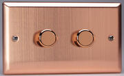 Varilight Matrix - Dimmer Plate Kits - Brushed Copper product image 4