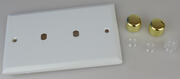 Vogue - Matt White Dimmer Plate Kits product image 5