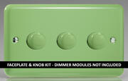 Varilight Matrix - Dimmer Plate Kits - Beryl Green product image 3