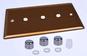Varilight Matrix Dimmer Plate Kits - Bronze product image 3