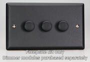 Matt Black Dimmer Plate Kit product image 3