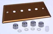 Varilight Matrix Dimmer Plate Kits - Bronze product image 4