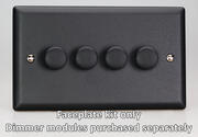 Matt Black Dimmer Plate Kit product image 4