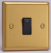 Varilight - Switches - Classic Brushed Brass - Black product image 2