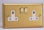 Varilight - Classic Brushed Brass - Sockets product image