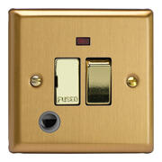 Varilight - Fused Spurs / Connection Units - Classic Brushed Brass product image 3