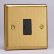 Varilight - Fused Spurs / Connection Units - Classic Brushed Brass - Black product image 3