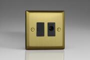 Varilight - Fused Spurs / Connection Units - Classic Brushed Brass - Black product image 4