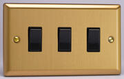 Varilight - Light Switches - Classic Brushed Brass - Black product image 4