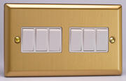 Varilight - Light Switches - Classic Brushed Brass - White product image 5
