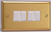 Varilight - Light Switches - Classic Brushed Brass - White product image 6