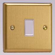 Varilight - Switches - Classic Brushed Brass - White product image 3