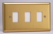 Varilight PowerGrid Range - Grid Plates - c/w Grid Frame - Classic Brushed Brass product image 3