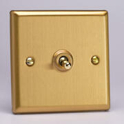 Varilight - Toggle Light Switches - Classic Brushed Brass product image