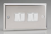 Mirror Chrome - Switches - with White Inserts product image 5