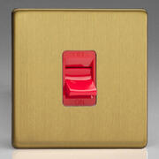 Varilight - Screwless Brushed Brass - Black - Cooker Switches / Panels product image 3