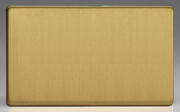 Varilight - Screwless Brushed Brass - Blank Plates product image 2