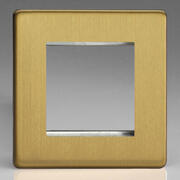 Varilight - Screwless Brushed Brass - Module DataGrid Plates product image 2