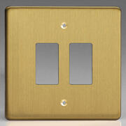 Varilight - PowerGrid - Antique Brass - Grid Plates (Visible Screws) product image 2