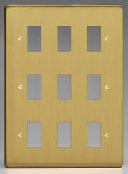 Varilight - PowerGrid - Antique Brass - Grid Plates (Visible Screws) product image 7