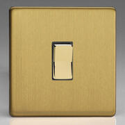 Varilight - Screwless Brushed Brass - Switches product image 3