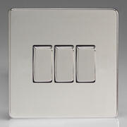 Varilight - Polished Chrome - Screwless - Light Switches product image 3