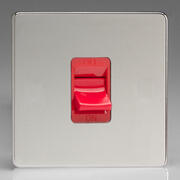 Varilight - Screwless Polished Chrome - Black - Cooker Switches / Panels product image 3