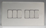 Varilight - Polished Chrome - Screwless - Light Switches product image 6