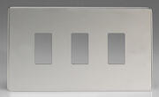 Varilight - PowerGrid - Screwless Polished Chrome - Grid Plates - c/w Grid Frame product image 3
