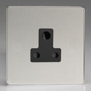 Varilight - Polished Chrome - Black - Screwless - Sockets product image 3