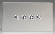 Varilight - Screwless Polished Chrome - Toggle Light Switches product image 4