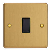 The Essential Collection - Switches - Brushed Brass - Black product image