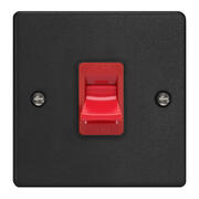 Varilight Essential Collection - Matt Black - 45Amp Switches & Cooker Sockets product image
