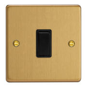 The Essential Collection - Light Switches - Brushed Brass - Black product image 6