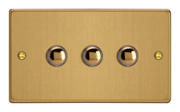 The Essential Collection - Push to Make Momentary Switches - Brushed Brass product image 3