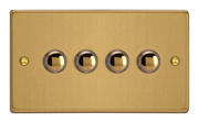 The Essential Collection - Push to Make Momentary Switches - Brushed Brass product image 4
