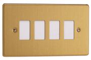 Varilight - Essential Collection - PowerGrid Range - Grid Plates - c/w Grid Frame - Brushed Brass product image 4