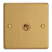 The Essential Collection - Toggle Switches - Brushed Brass product image 5
