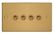The Essential Collection - Toggle Switches - Brushed Brass product image 4