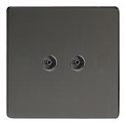 TV / FM Sockets - Iridium Screwless product image 3
