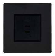 Piano Black - 2 Gang 13A Sockets + 2 x USB outlets product image 6